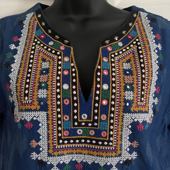 Souk Indigo Anne Blouse - Picture 8 of 8